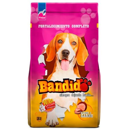 BANDIDO adulto todas las razas sabor carne bolsa de 18 Kg