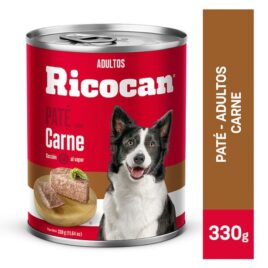 RICOCAN adultos Paté sabor carne lata 330 gr