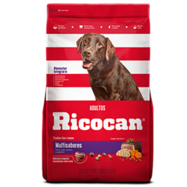 RICOCAN adultos todas las razas multisabores bolsa 22 Kg