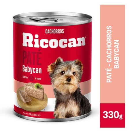 RICOCAN cachorros Paté sabor babycan lata 330 gr