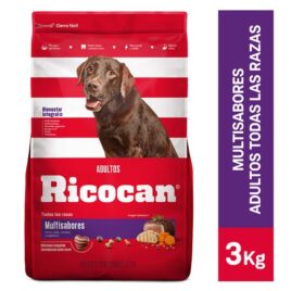 Ricocan adultos todas las razas multiasabores bolsa 3 Kg