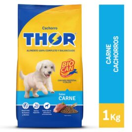 THOR cachorros todas las razas sabor a carne bolsa de 1 Kg