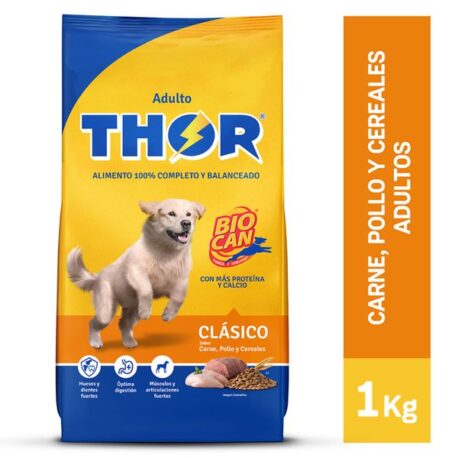 Thor adultos carne pollo y cerales bolsa de 1 Kg