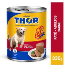 THOR PATÉ adultos sabor carne lata  330 gr