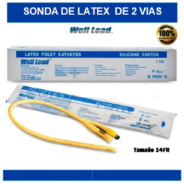 sonda latex foley catheter cateter empapillar